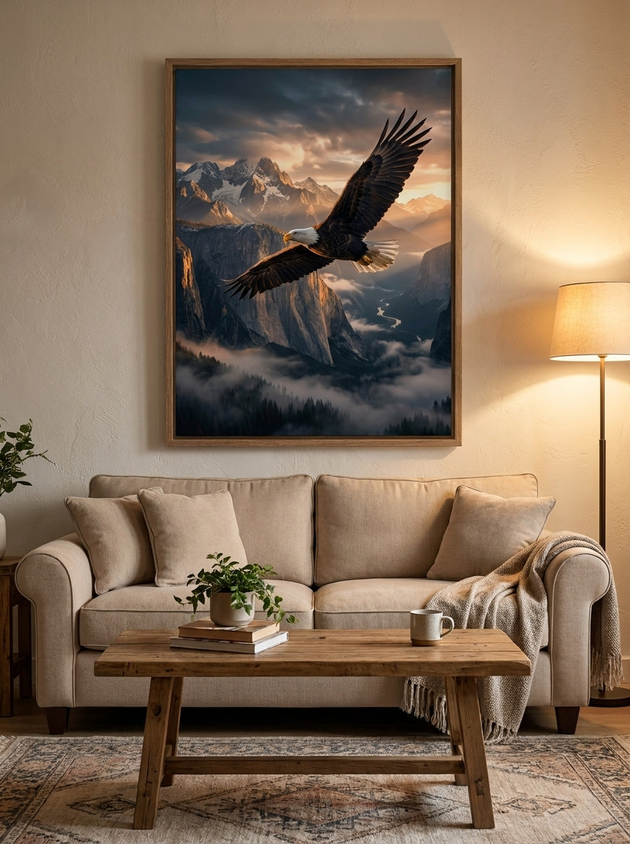 Sovereign Skies — Bald Eagle Wall Art Print